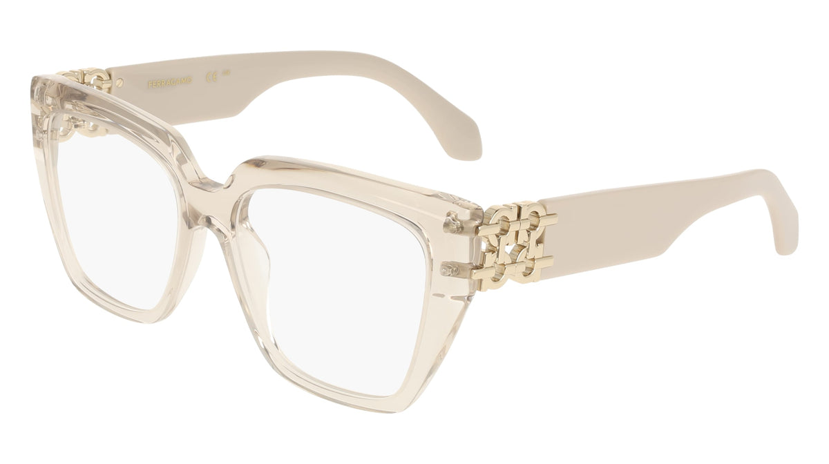 FERRAGAMO SF3041E (259) TRANSPARENT BEIGE 53-16-140
