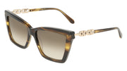 FERRAGAMO SF2112S (323) KHAKI HORN 57-15-140