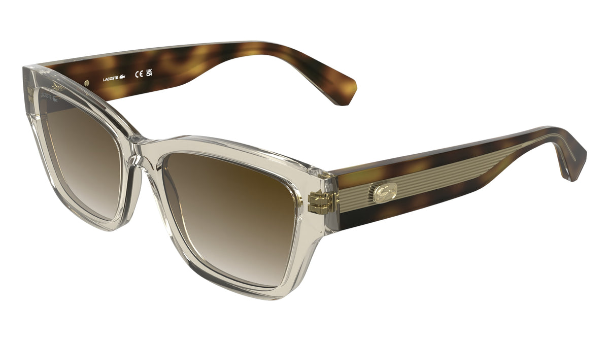 LACOSTE L6103S (264) TRANSPARENT LIGHT BEIGE 55-17-145