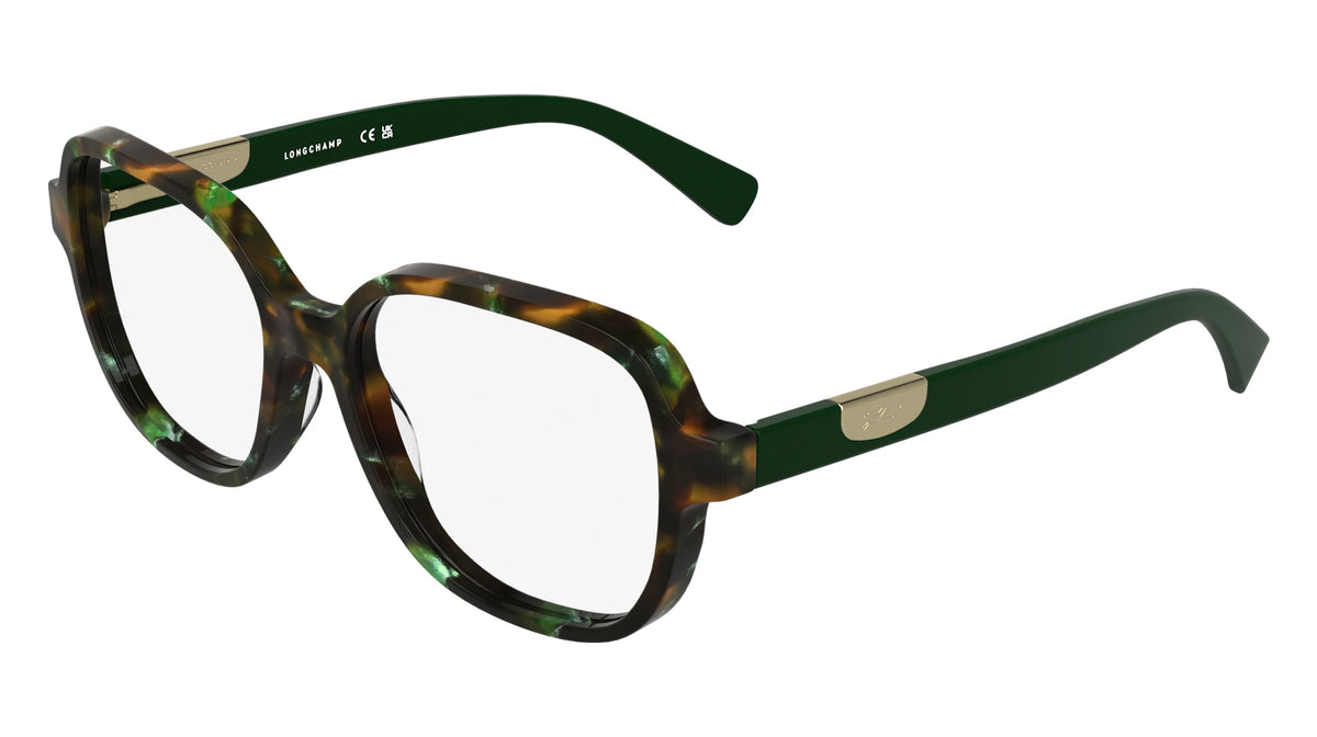 LONGCHAMP LO2784 (310) GREEN BROWN HAVANA 55-17-140