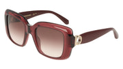 FERRAGAMO SF2117S (612) TRANSPARENT BURGUNDY 52-21-140