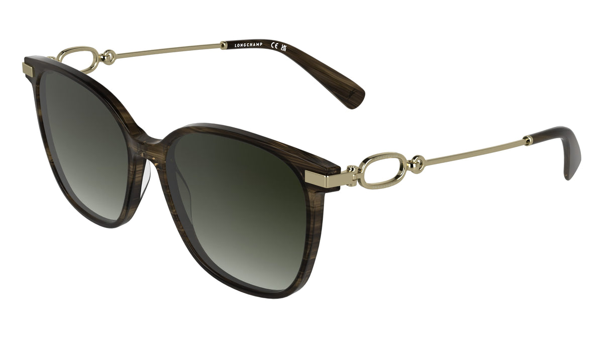 LONGCHAMP LO805S (211) STRIPED BROWN 55-16-140