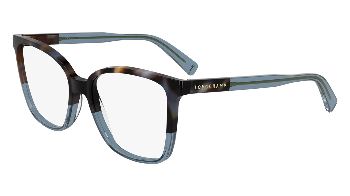 LONGCHAMP LO2753 (432) BLUE HAVANA/BLUE 53-16-140