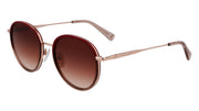 LONGCHAMP LO176S (772) ROSE GOLD/GRADIENT BURGUNDY 52-19-140
