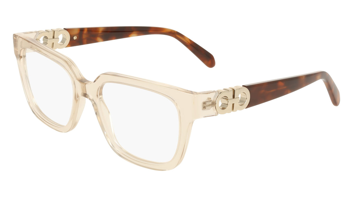 FERRAGAMO SF3056 (259) TRANSPARENT BEIGE 55-18-145