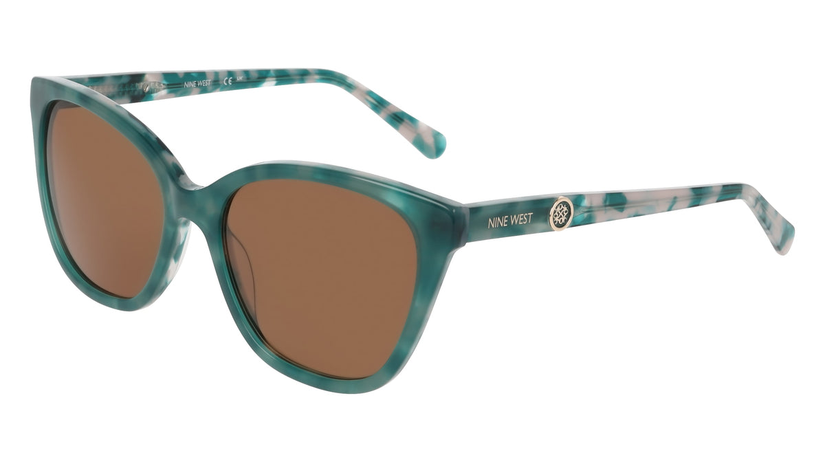 NINE WEST NW678S (302) TURQUOISE TORTOISE 55-17-140