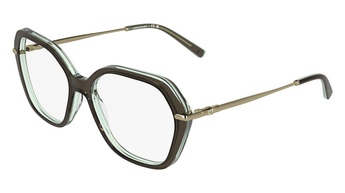 LONGCHAMP LO2800 (208) TRANSPARENT BROWN/SAGE 56-17-140