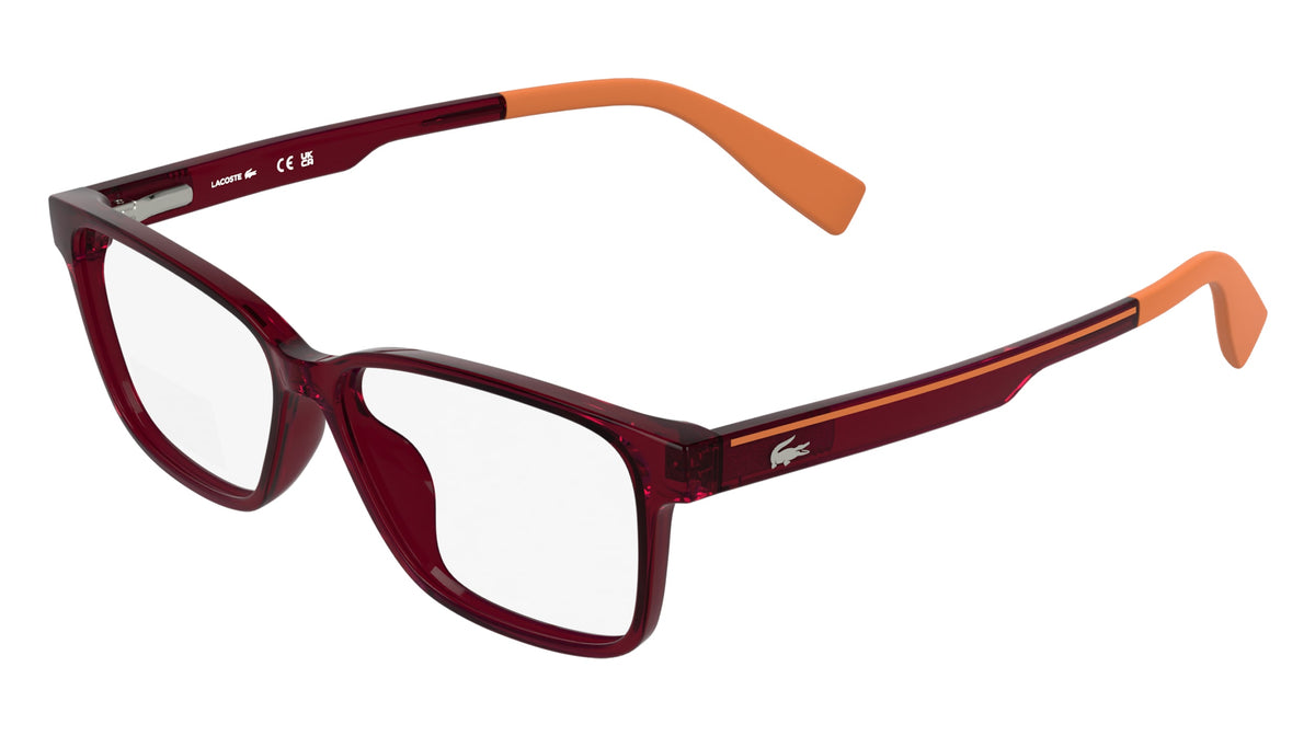 LACOSTE L3664 (615) TRANSPARENT RED 48-11-130