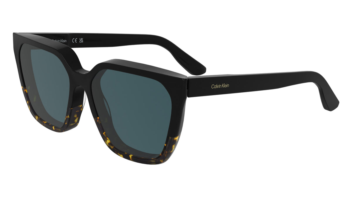 CALVIN KLEIN CK25500S (006) BLACK/HAVANA 57-16-145