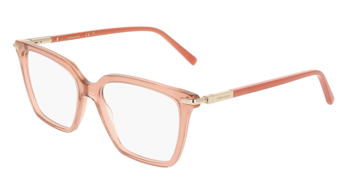 FERRAGAMO SF3038 (667) TRANSPARENT ROSE 54-16-145