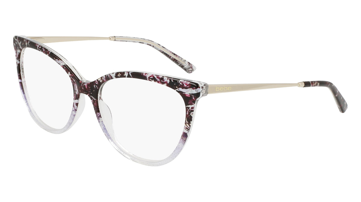 BEBE BB5235 (001) BLACK ROSE FLORAL 53-16-135