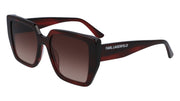 KARL LAGERFELD 45389 (049) STRIPED BURGUNDY 52-19-140