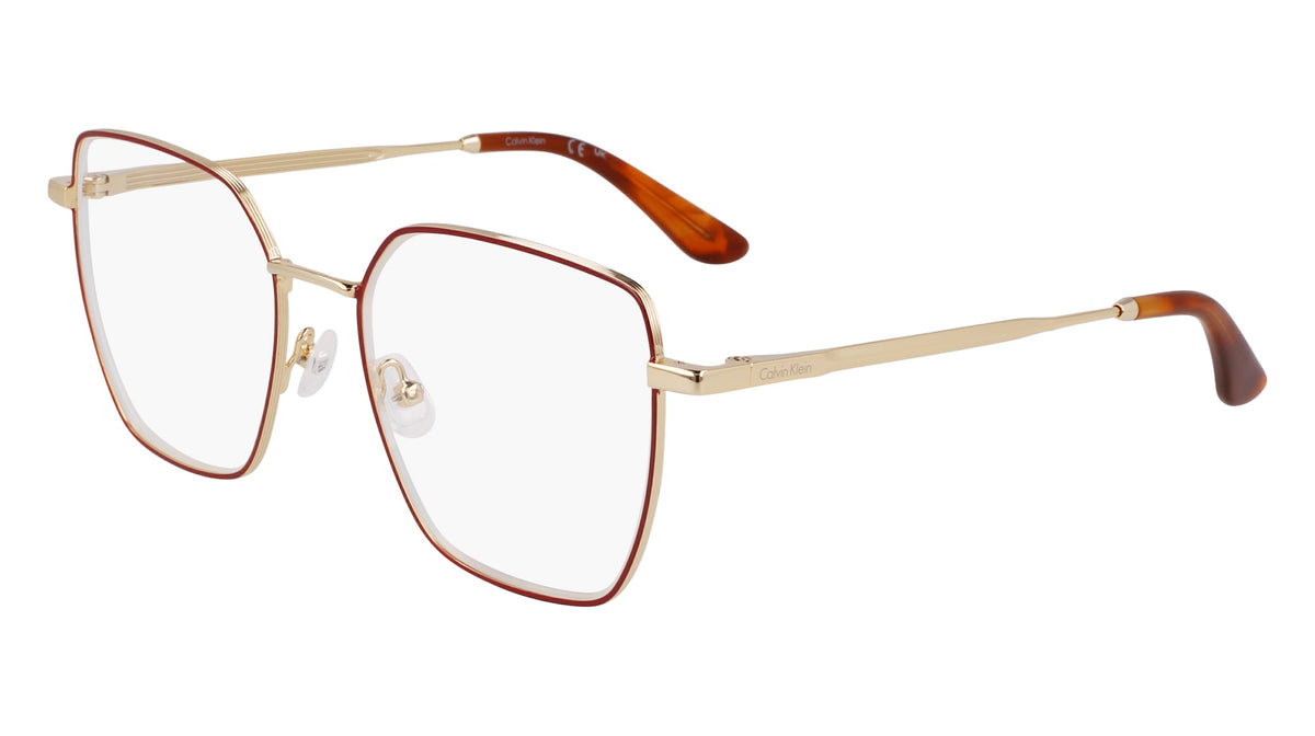 CALVIN KLEIN CK24105 (718) GOLD/BURGUNDY 53-18-140
