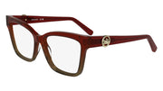 LONGCHAMP LO2761 (609) TRANSPARENT GRADIENT RED/BROWN 53-17-140