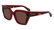 FERRAGAMO SF2035S (654) OPALINE BURGUNDY/RED TORTOISE 52-19-145