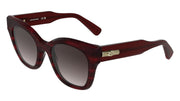 LONGCHAMP LO791S (614) STRIPED BURGUNDY 51-21-140