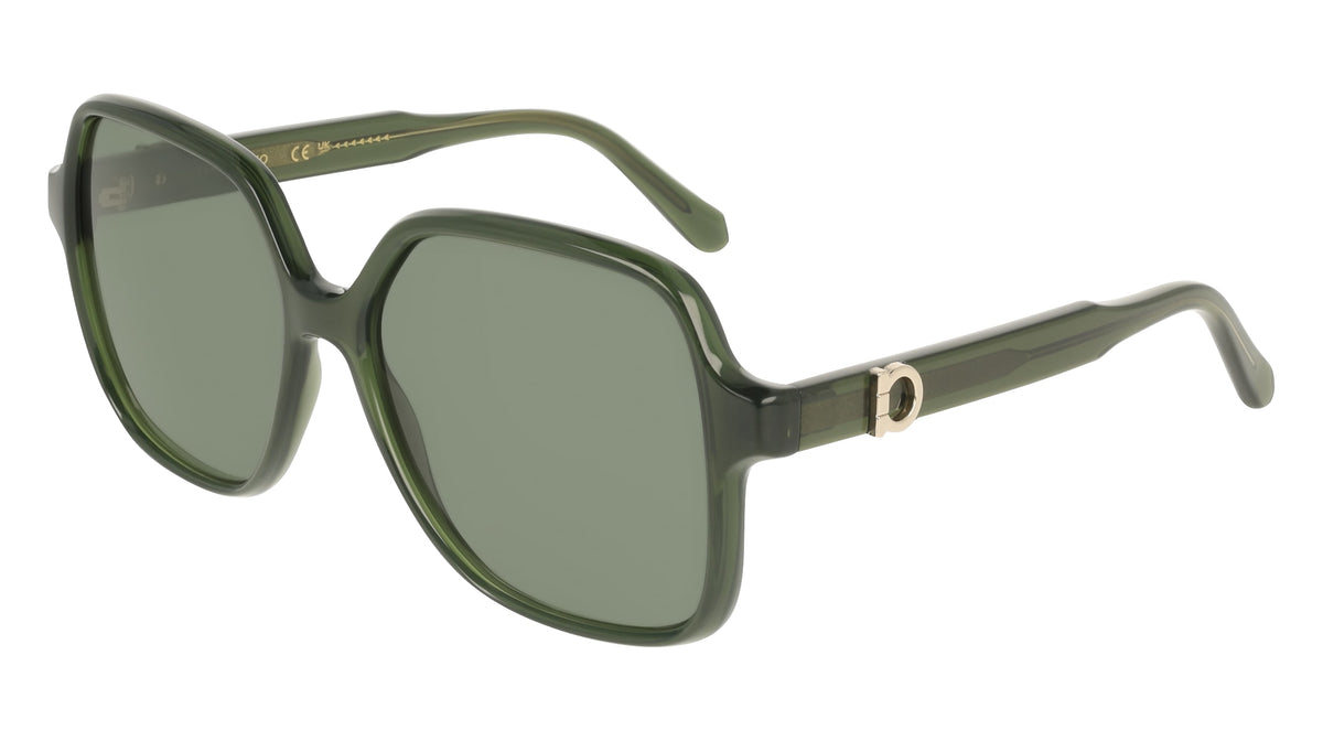 FERRAGAMO SF2069SE (317) TRANSPARENT GREEN 57-15-140