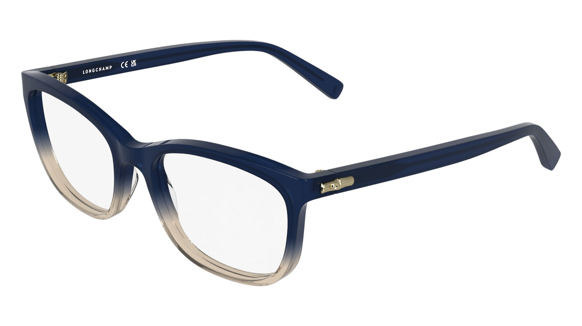 LONGCHAMP LO2807 (434) TRANSPARENT GRADIENT BLUE/LIGH 54-17-140