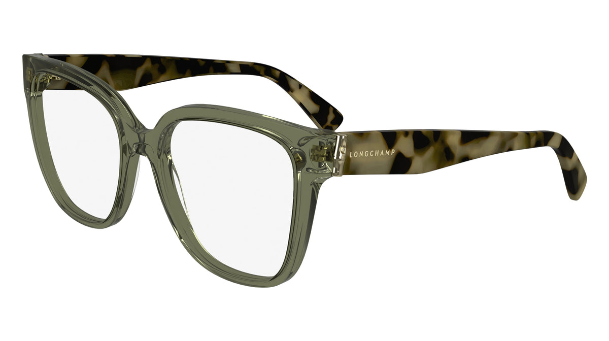 LONGCHAMP LO2745 (311) TRANSPARENT OLIVE/HAVANA 54-17-140