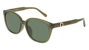 FERRAGAMO SF2074SELB (317) TRANSPARENT DARK GREEN 56-17-145