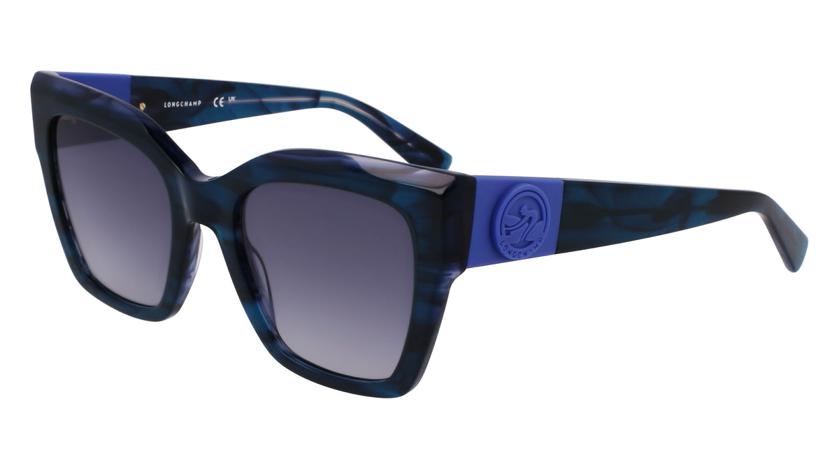 LONGCHAMP LO762S (407) STRIPED BLUE 52-20-140