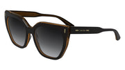 CALVIN KLEIN CK24535S (002) BLACK/CHARCOAL 55-17-145