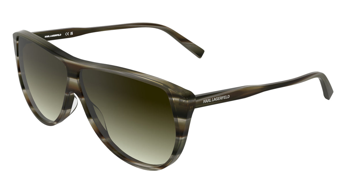 KARL LAGERFELD KL6227S (261) STRIPED KHAKI 62-7-145