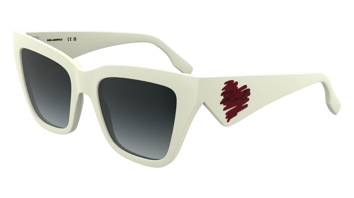 KARL LAGERFELD KL6184S (105) WHITE 53-19-140