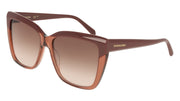 FERRAGAMO SF1102S (619) BURGUNDY/TRANSPARENT BROWN 58-16-140