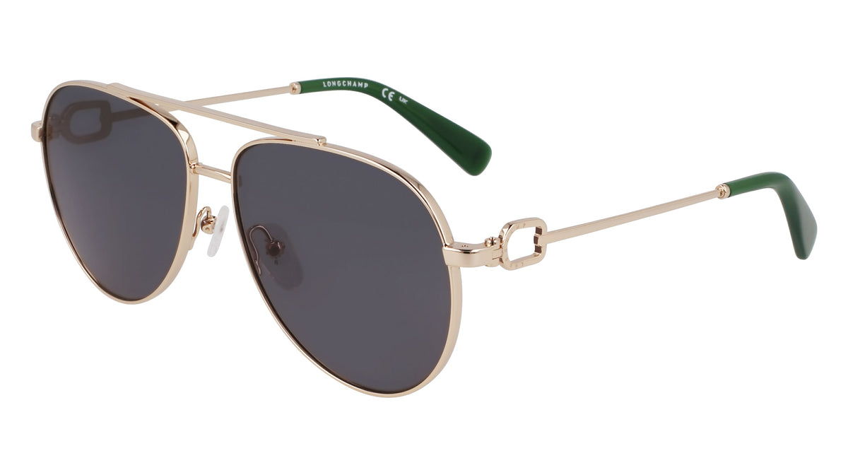 LONGCHAMP LO178S (713) GOLD/GREEN 58-14-140