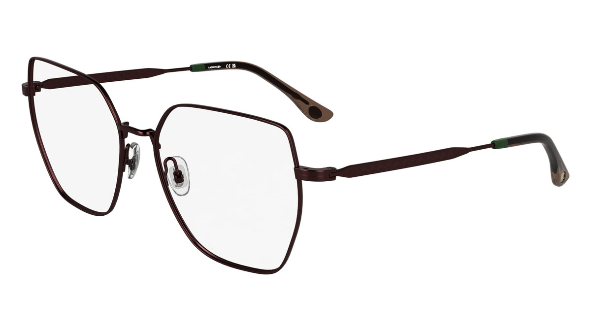 LACOSTE L2309 (601) MATTE BURGUNDY 55-16-140