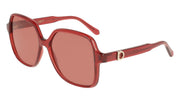 FERRAGAMO SF2069SE (616) TRANSPARENT RED 57-15-140