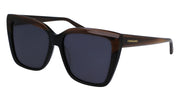 FERRAGAMO SF1102S (217) STRIPED BROWN/BLACK 58-16-140