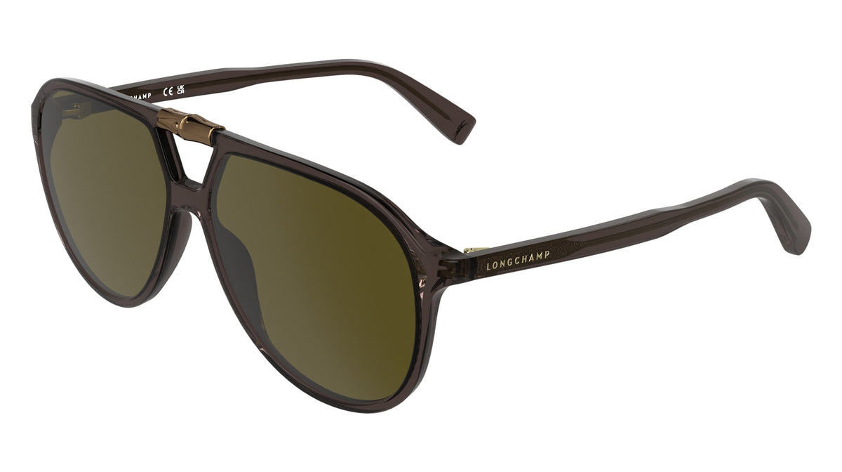 LONGCHAMP LO800S (200) TRANSPARENT BROWN 58-13-140