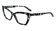 KARL LAGERFELD 48002 (007) BLACK/WHITE 54-17-140