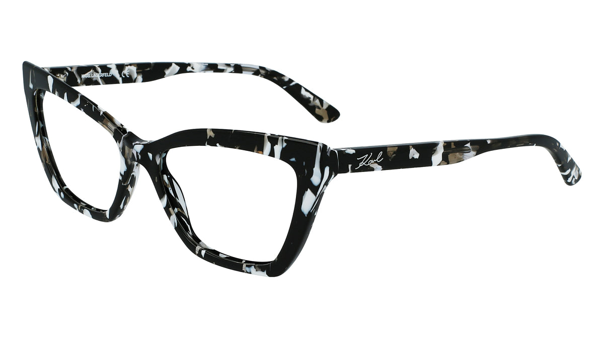 KARL LAGERFELD 48002 (007) BLACK/WHITE 54-17-140