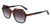 LONGCHAMP LO760S (261) BROWN GREY HAVANA/AZURE 56-17-140
