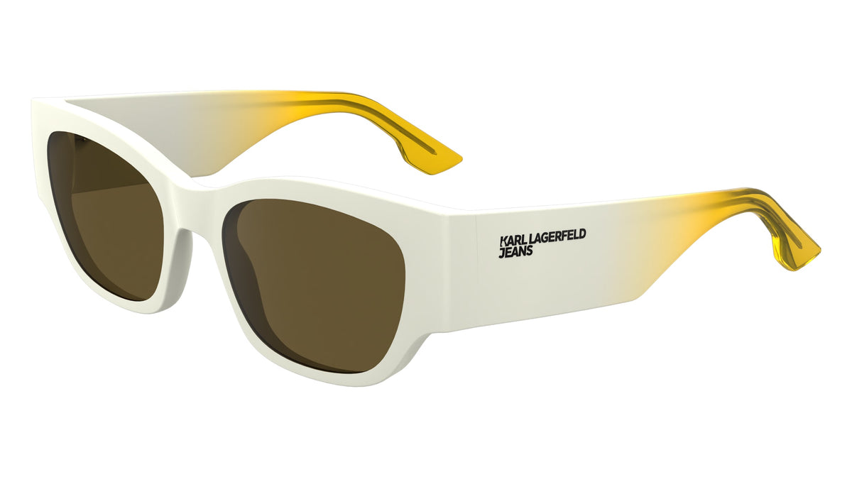 KARL LAGERFELD KLJ6168S (105) SHINY WHITE 52-19-145