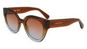 LONGCHAMP LO750S (208) TRANSPARENT GRADIENT BROWN/AZU 49-23-140
