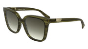 LONGCHAMP LO772S (308) STRIPED GREEN 55-17-140
