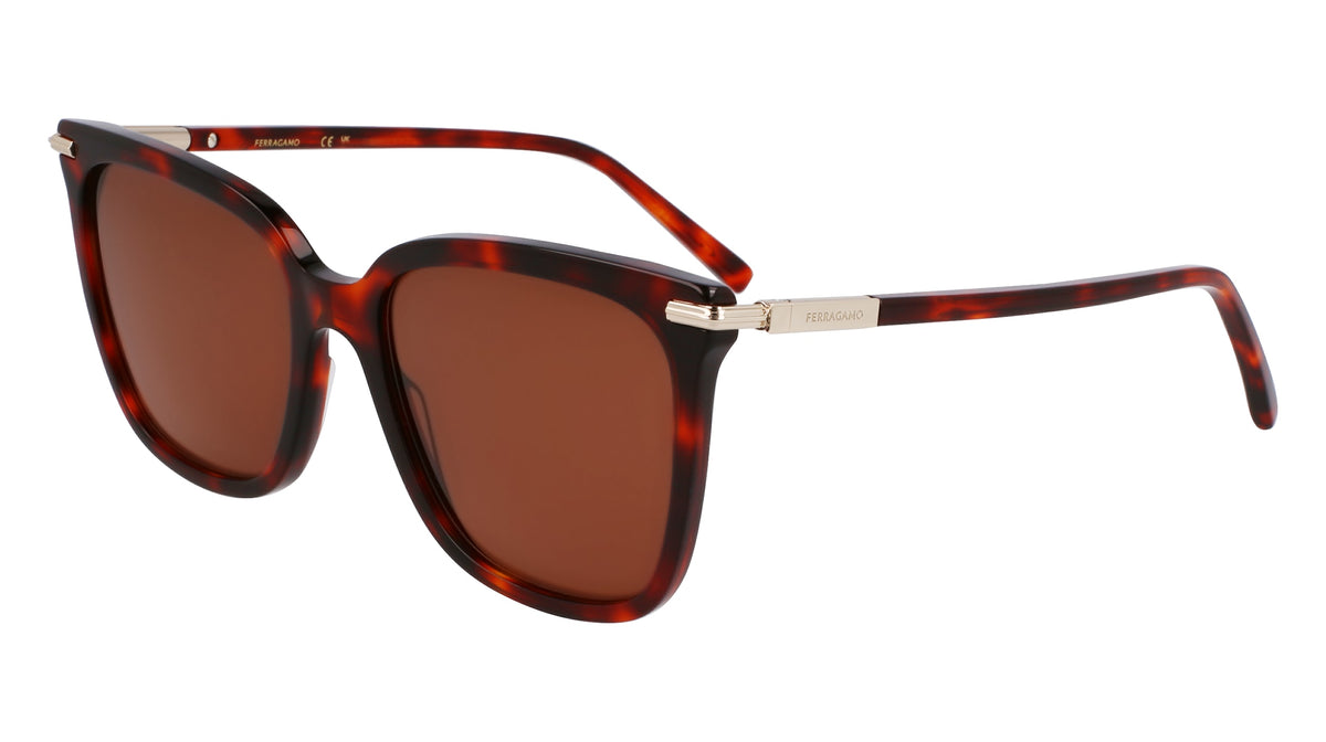 FERRAGAMO SF2037S (640) RED TORTOISE 56-18-145