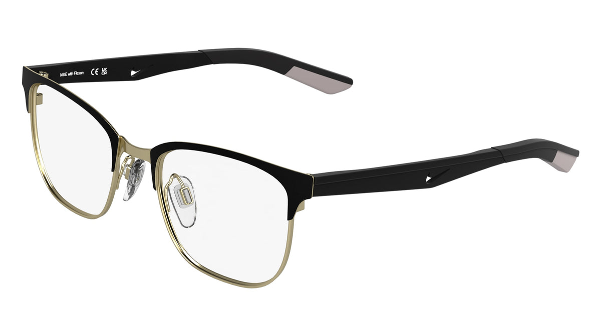 NIKE NK4646 (001) MATTE BLACK/GOLD 50-18-135