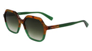 LONGCHAMP LO760S (263) BROWN GREEN HAVANA/GREEN 56-17-140