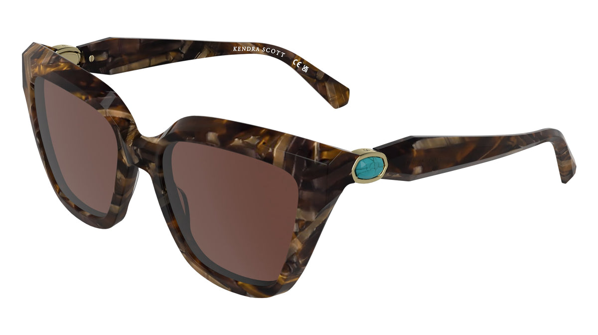 KENDRA SCOTT KE623S (219) MARBLE BROWN TORTOISE 55-19-140