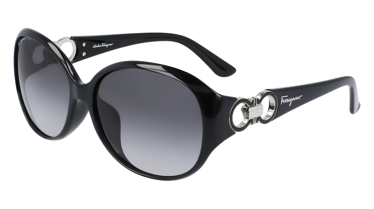 FERRAGAMO SF896SRAN (001) BLACK 59-15-125