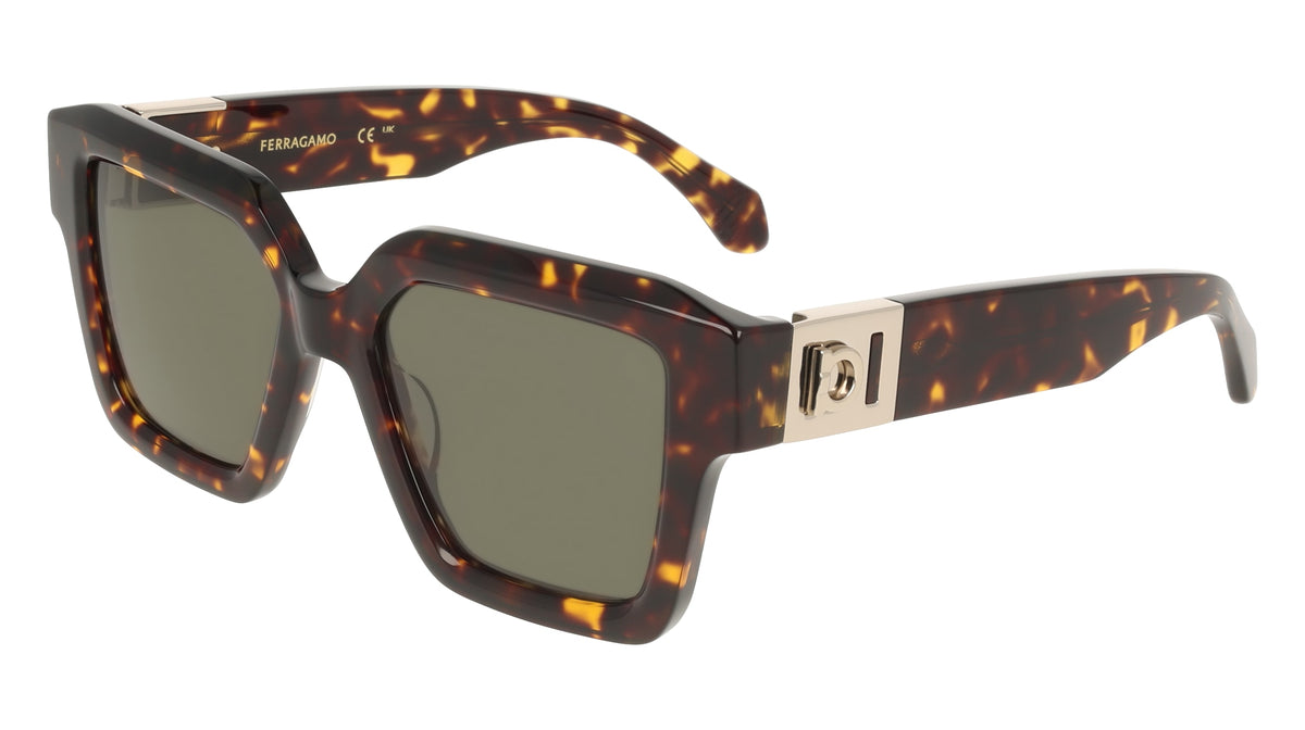 FERRAGAMO SF2084S (242) DARK TORTOISE 53-19-145