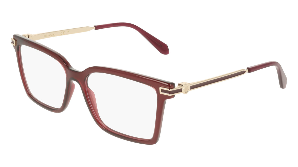 FERRAGAMO SF3039 (612) TRANSPARENT BURGUNDY 54-15-140