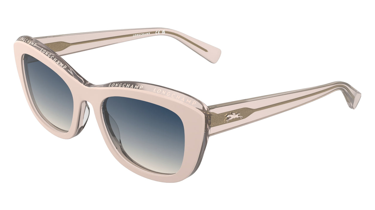 LONGCHAMP LO817S (682) ROSE/TRANSPARENT ROSE 53-19-140